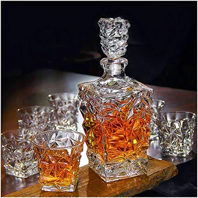 crystal barware set