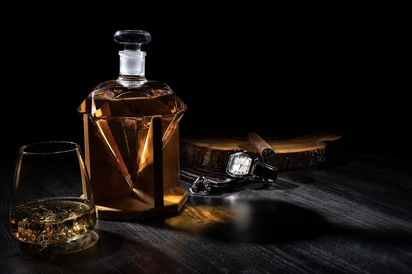 crystal liquor decanter