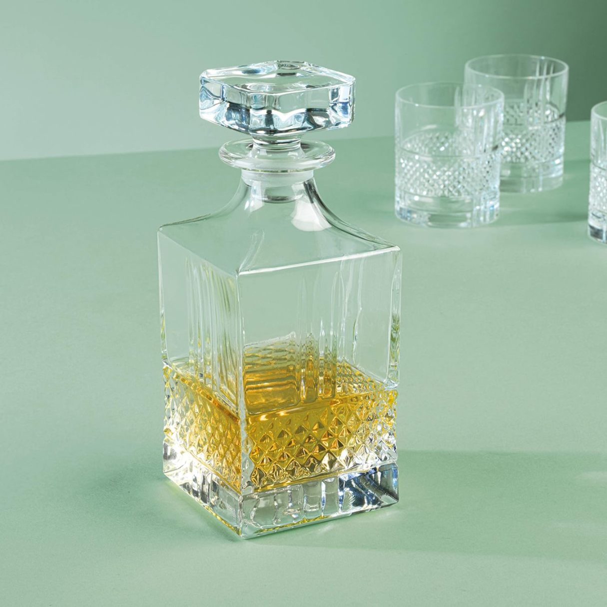 crystal whiskey decanter