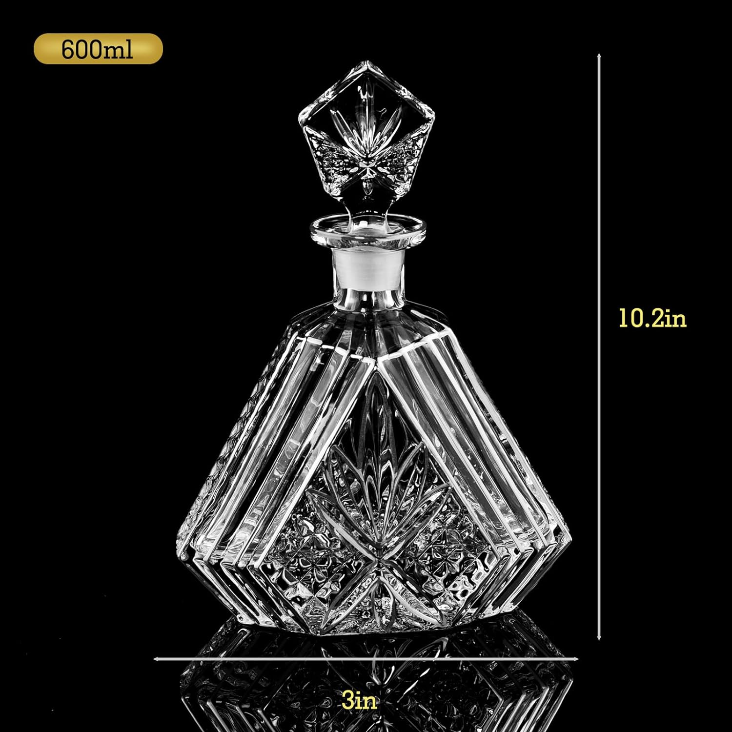 crystal whiskey decanter