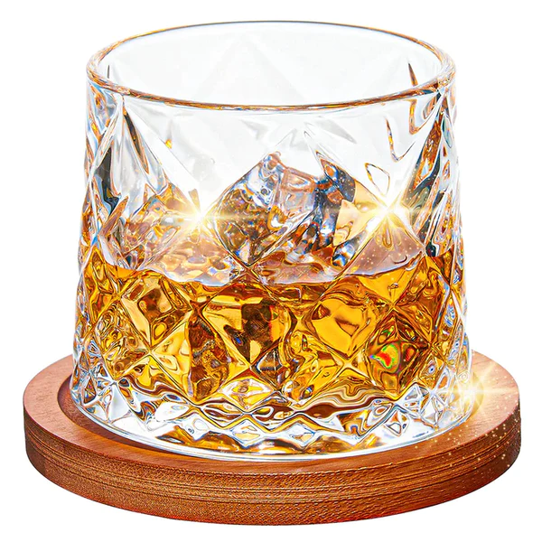 crystal whiskey tumbler