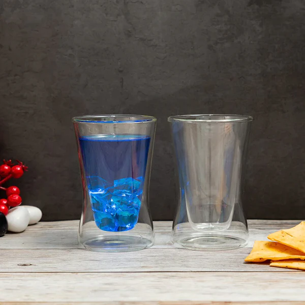double wall glass cup