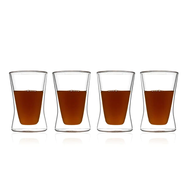 double wall tea glass