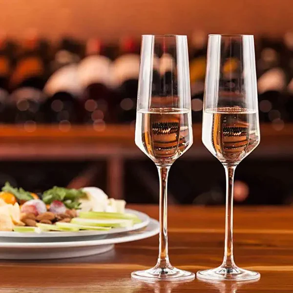 elegant wine glass set