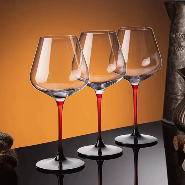 elegant wine glass set