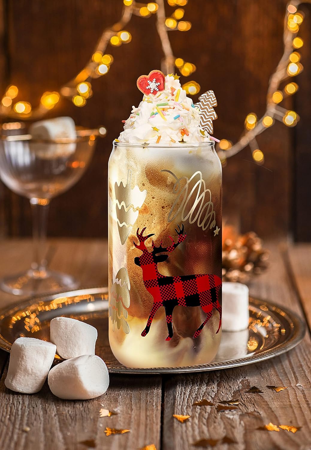 festive christmas drinking cup 18oz
