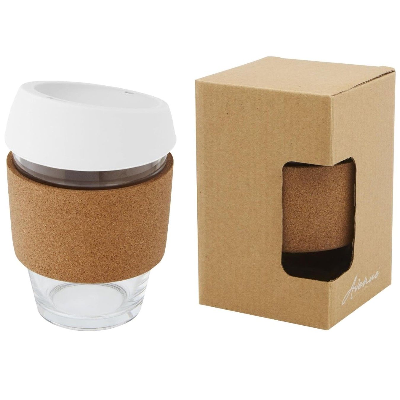 glass mug with lid