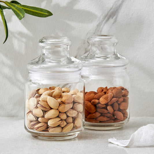 glass storage pop jar set 500ml chalbhai