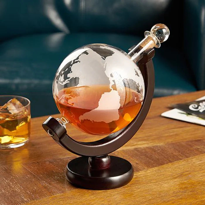 globle whiskey decanter