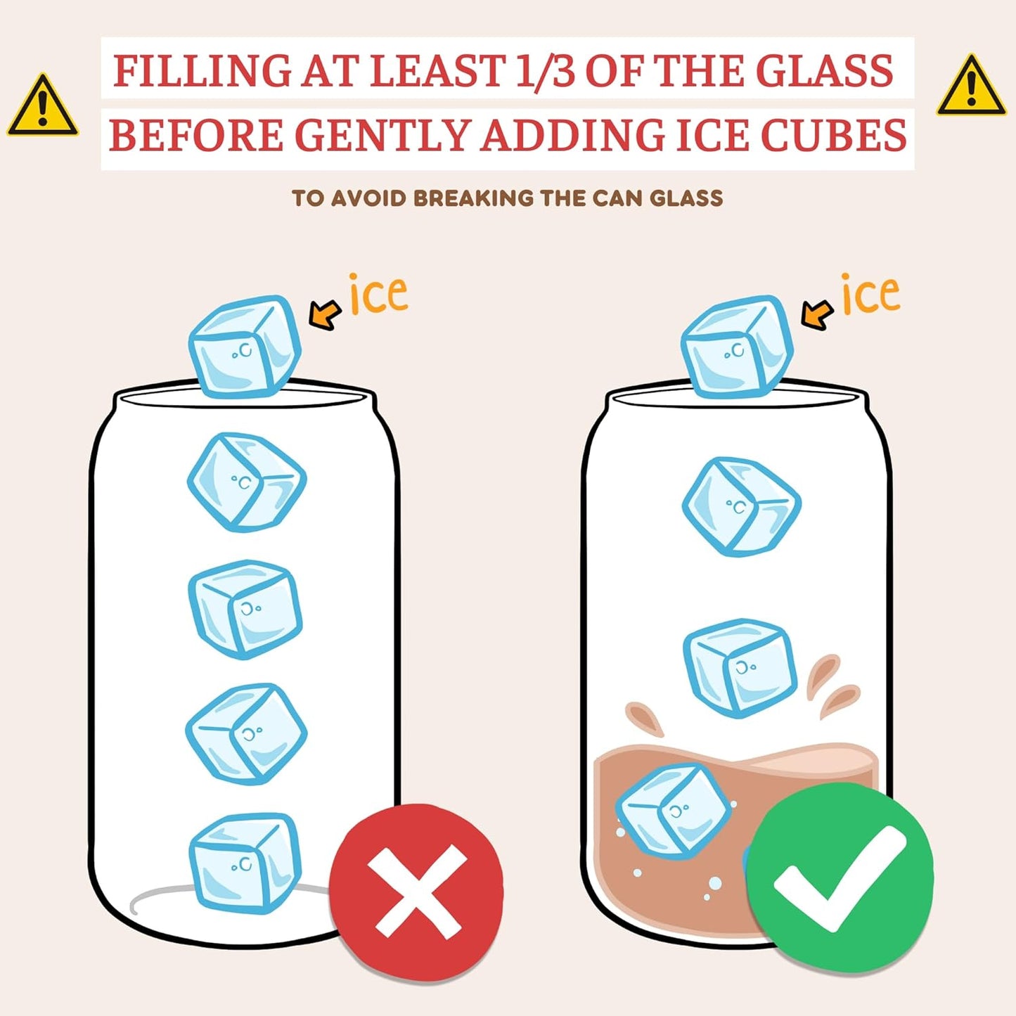 iced coffee can glass for mom