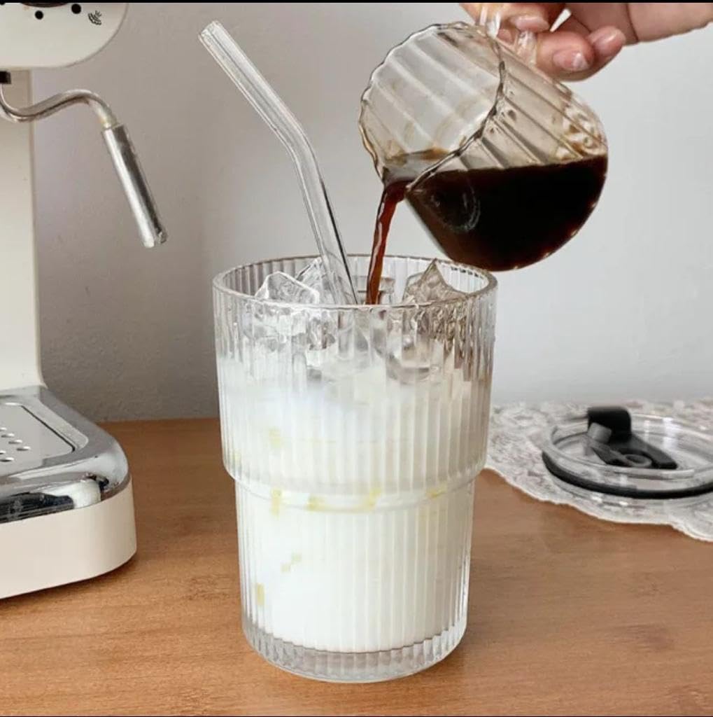 iced coffee glass sipper cup