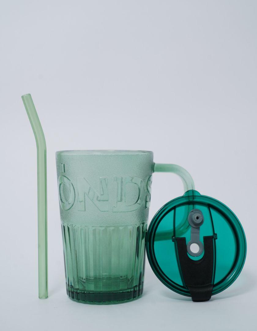 iced coffee glass tumbler