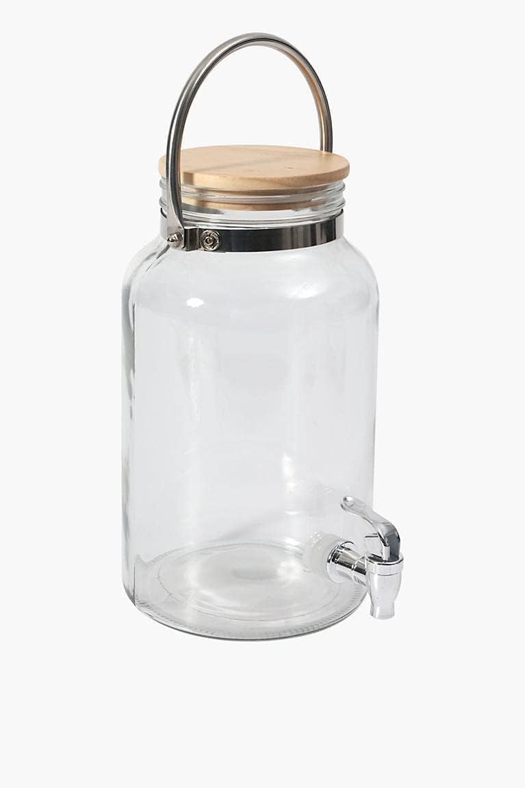 mason jar beverage dispenser with spigot