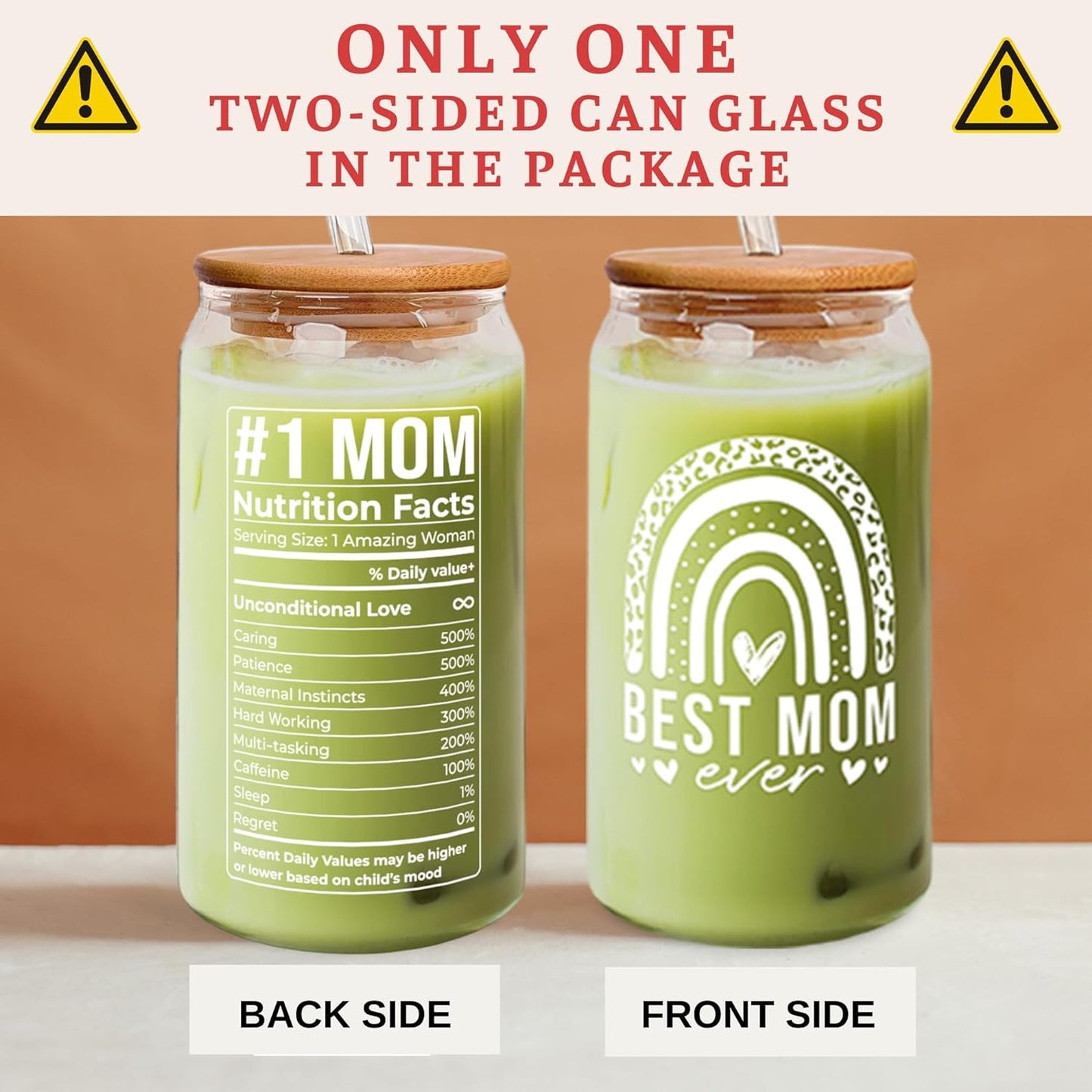 mothers day gift glass mug