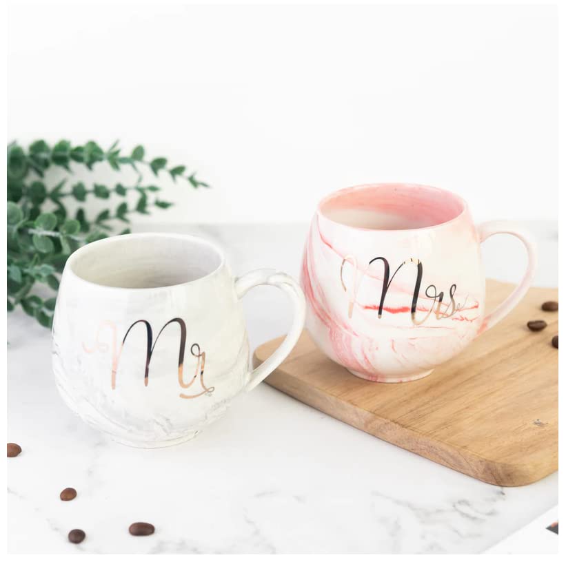 mr and mrs marble coffee mug set chalbhai