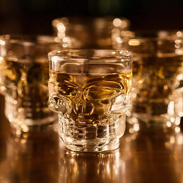 novelty skull liquor shot glasses