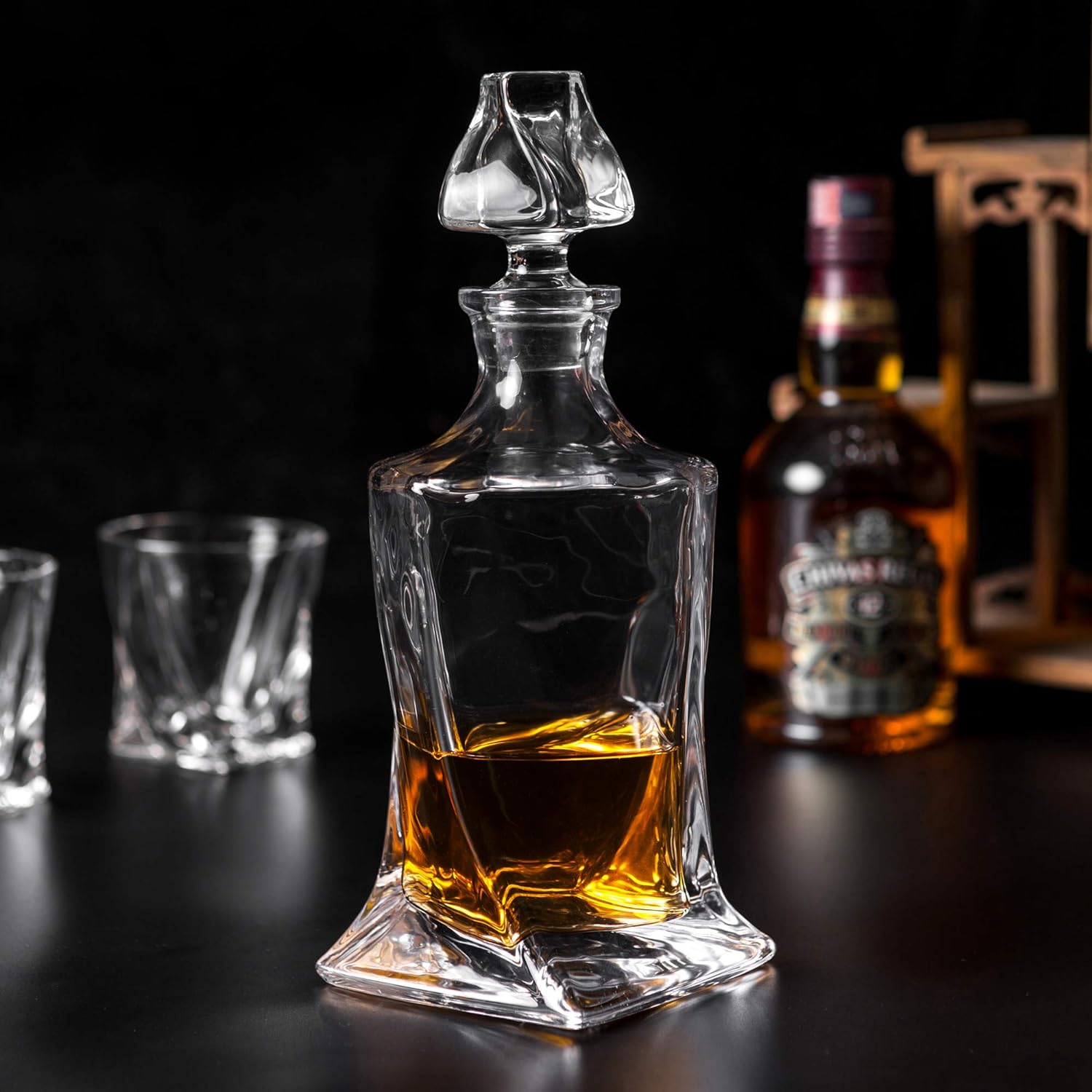 premium liquor decanter set