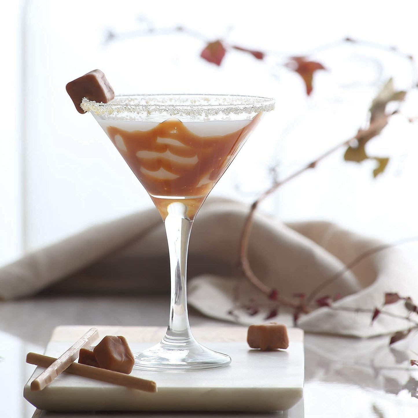 premium martini glasses for home bar