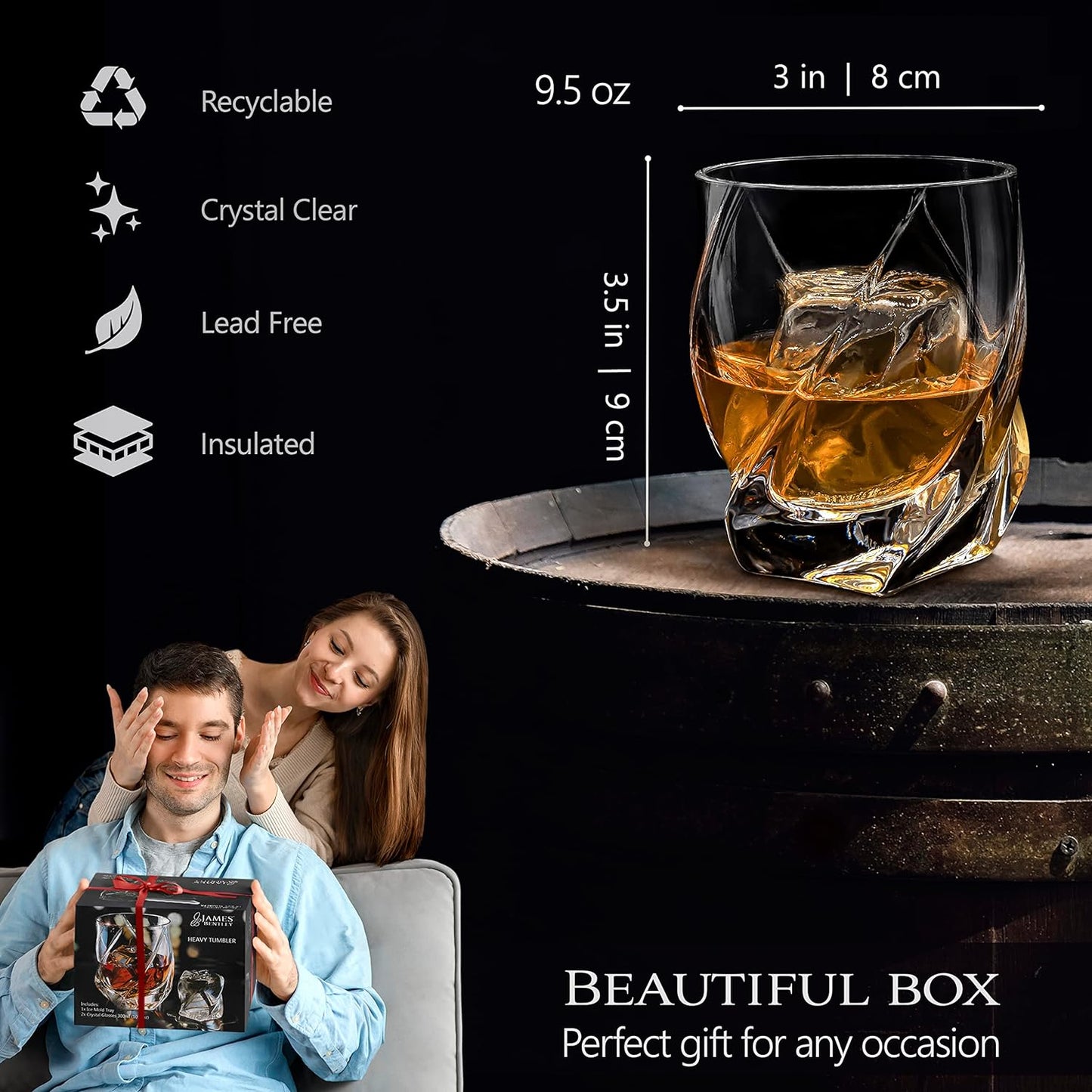 premium whiskey glass