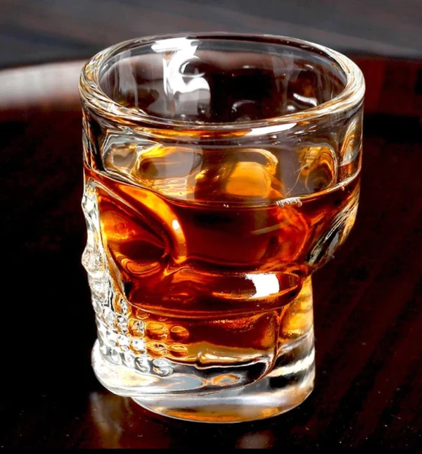 skull shot glass