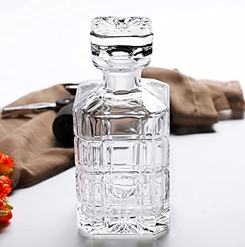square glass decanter