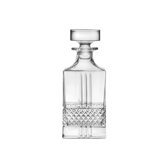 square glass decanter