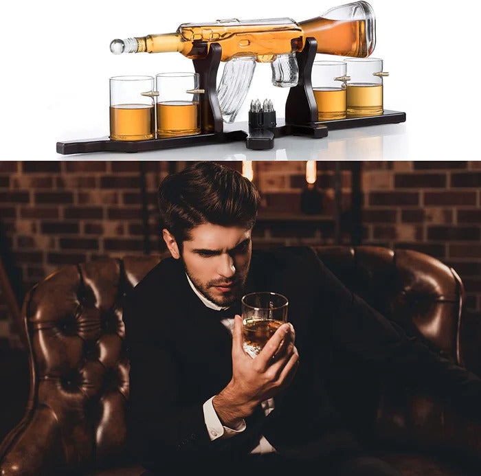 unique whiskey decanter