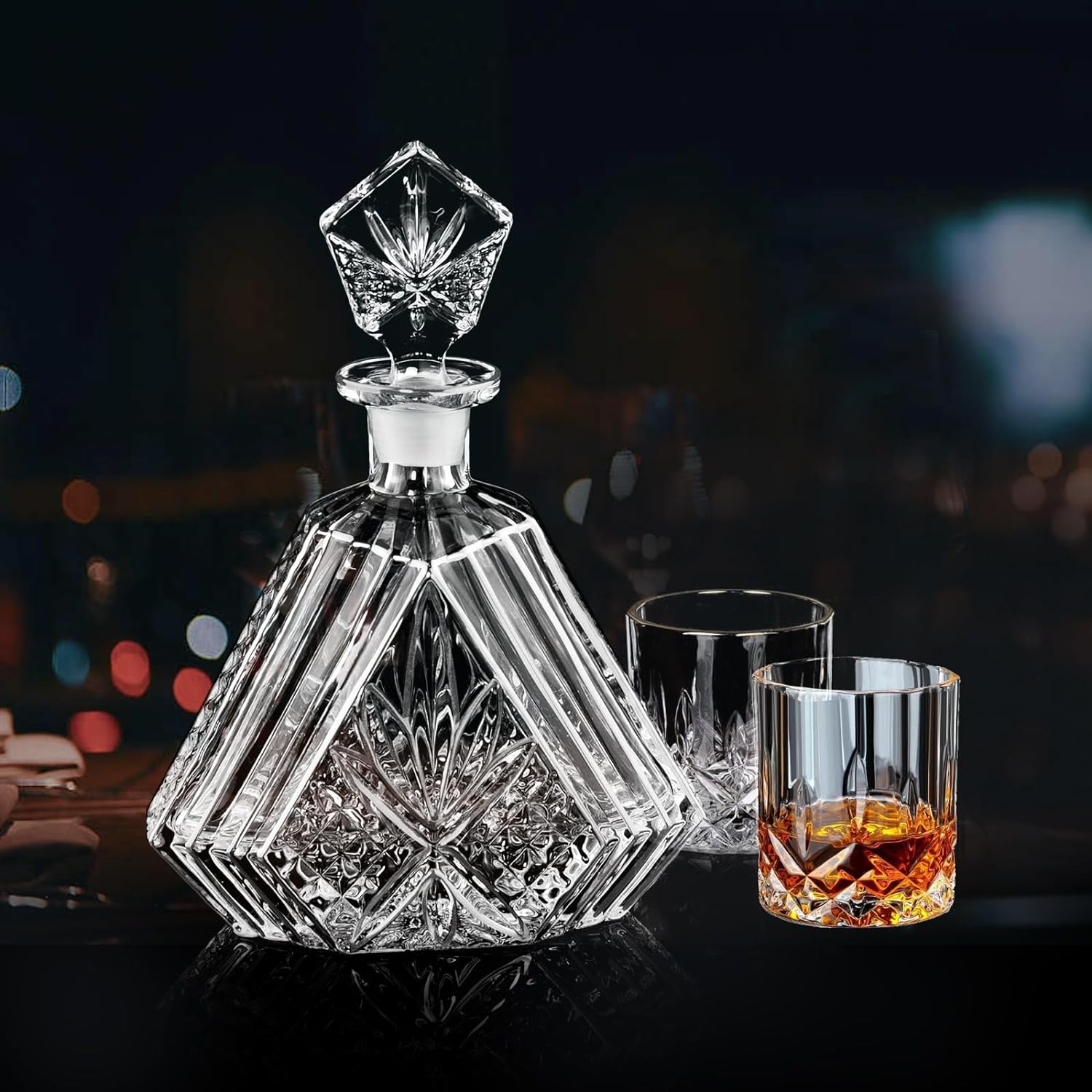 whiskey decanter set