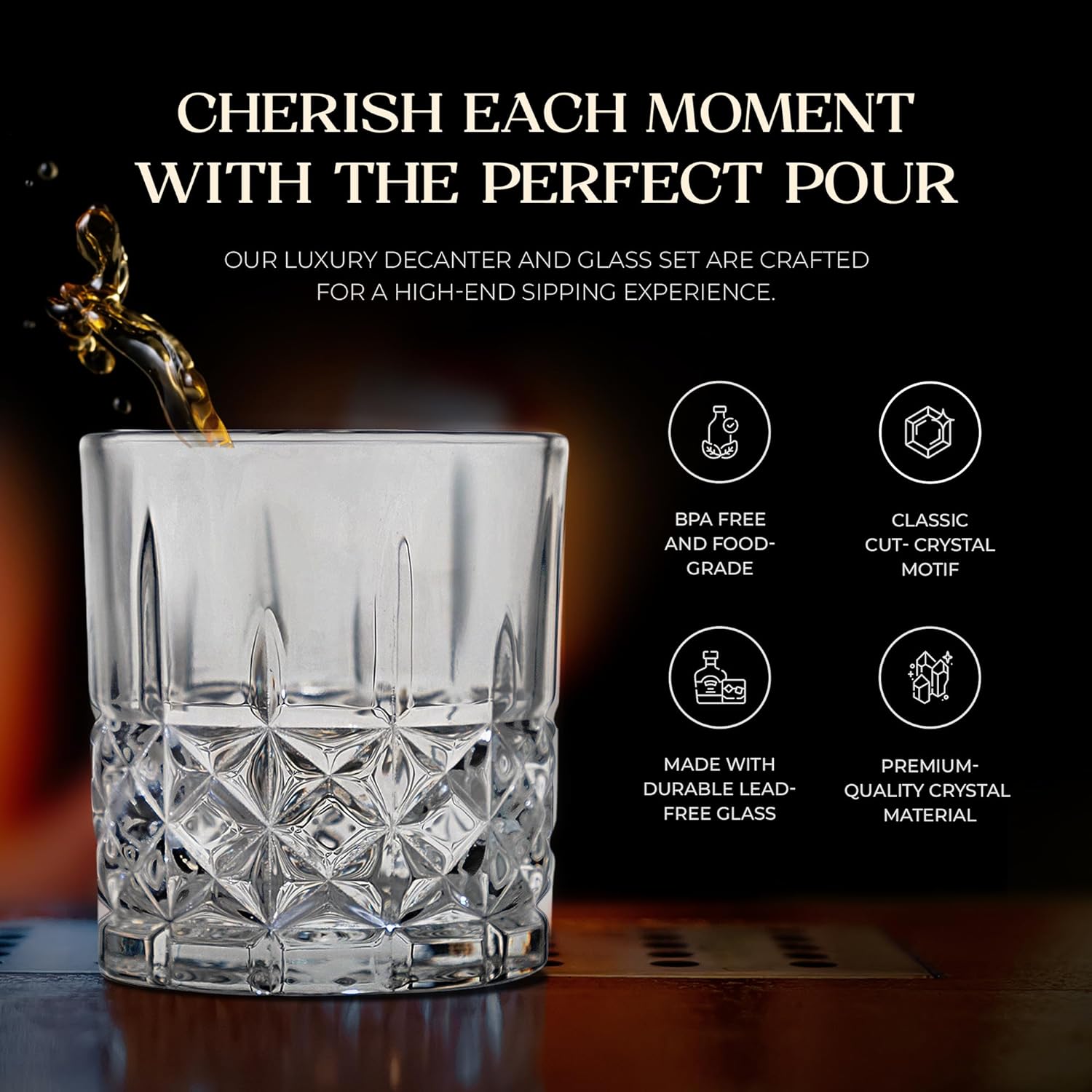 whiskey serving set