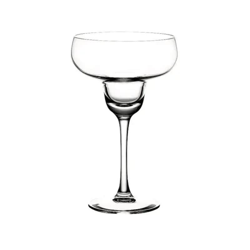 Margarita Glasses Set of 2 Clear Daiquiri Glasses for Parties - Classic Cocktail Frozen Drinks