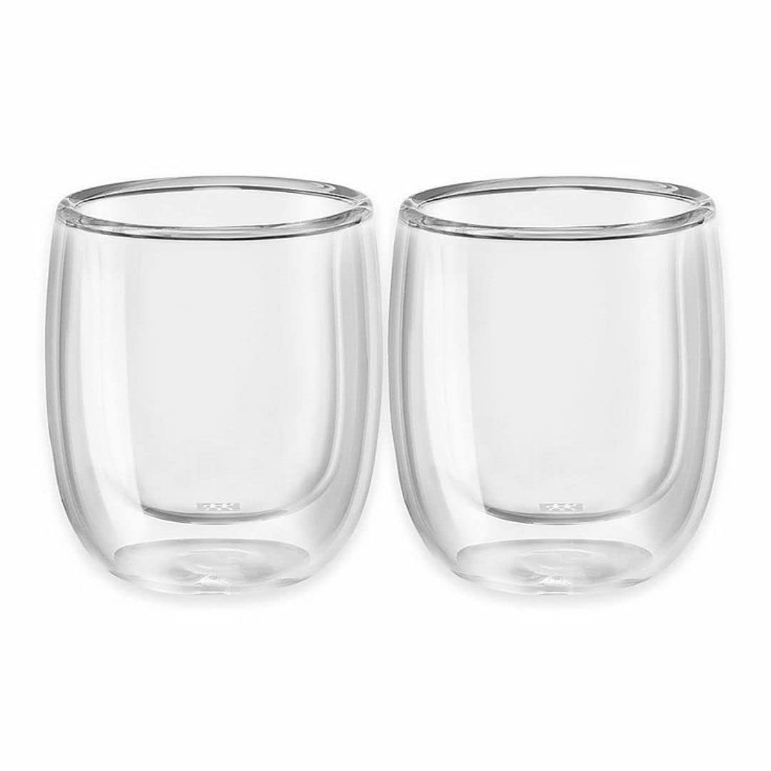 Double Walled Borosilicate Glass Tea & Coffee Mug - Heat Resistant and Insulated Glass Mug 200ml