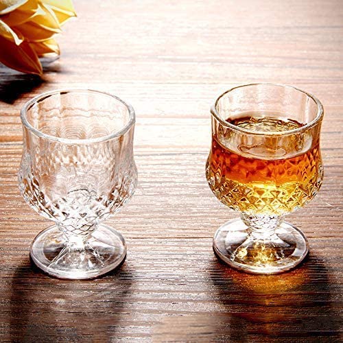 Brandy Cocktail Glasses Crafted Crystal Wine Glasses Great for Spirits, Drinks, Bourbon, Wine Europeun Elegant Wine Glass