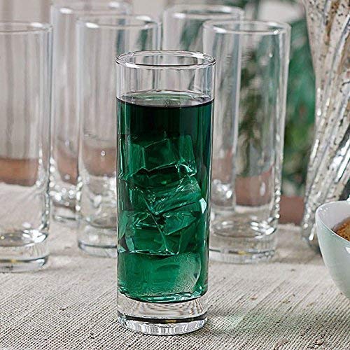 Highball Glasses  Tall Drinking Glasses Cocktail Glass Set  Bourbon or Whiskey Glass Cup, Bar, Iced Tea, Water, Mojito and Tom Collins Glasses