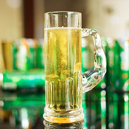 Muscle Beer 1Mug with Handle Glass , Steins, Freezable Beer Glasses,Cocktail Glasses 610 ml