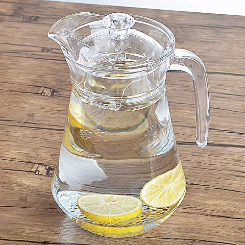 Aquatic Glass jug Pitcher with Lid 1.3 LTR