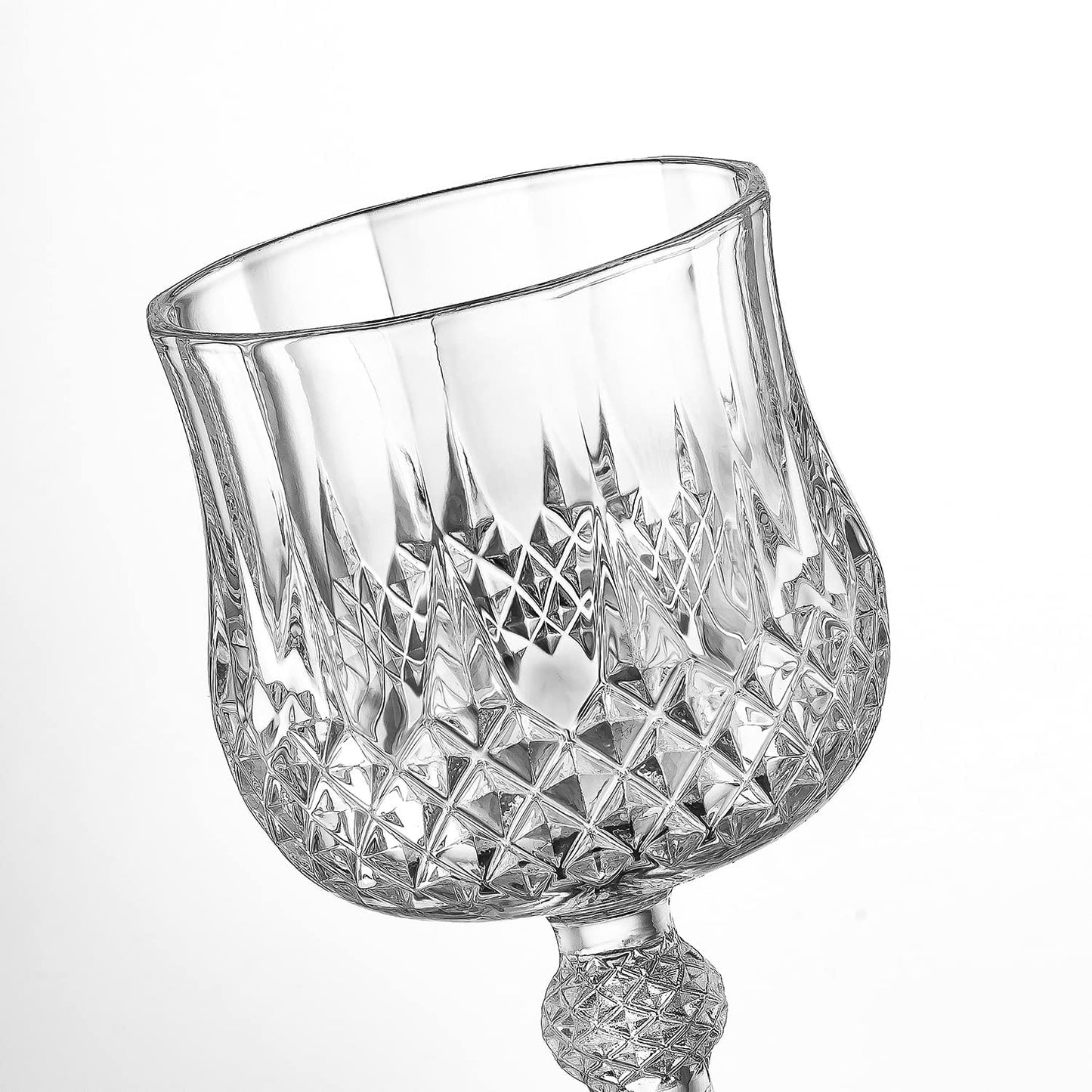 Brandy Cocktail Glasses Crafted Crystal Wine Glasses Great for Spirits, Drinks, Bourbon, Wine Europeun Elegant Wine Glass