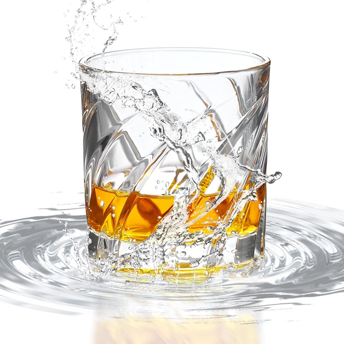 Chalbhai 300ML Rotating Glass Cup