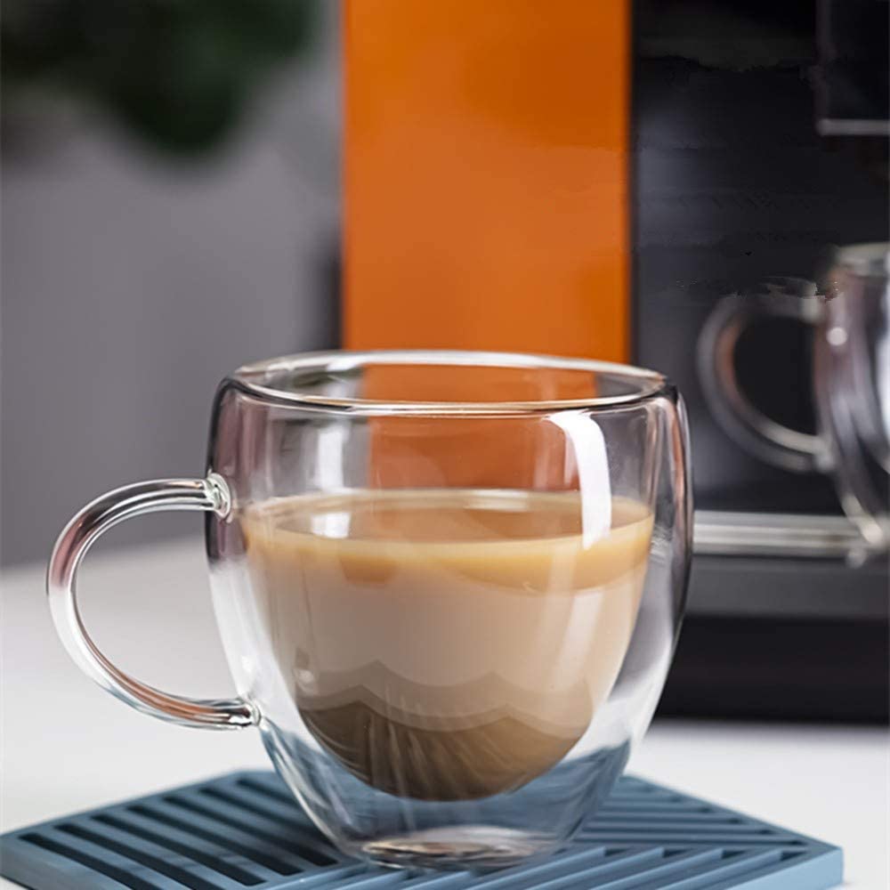 Chalbhai Double Wall Glass Mug 250ML
