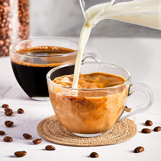 Chalbhai Italian Premium Glass Tea Cup Set
