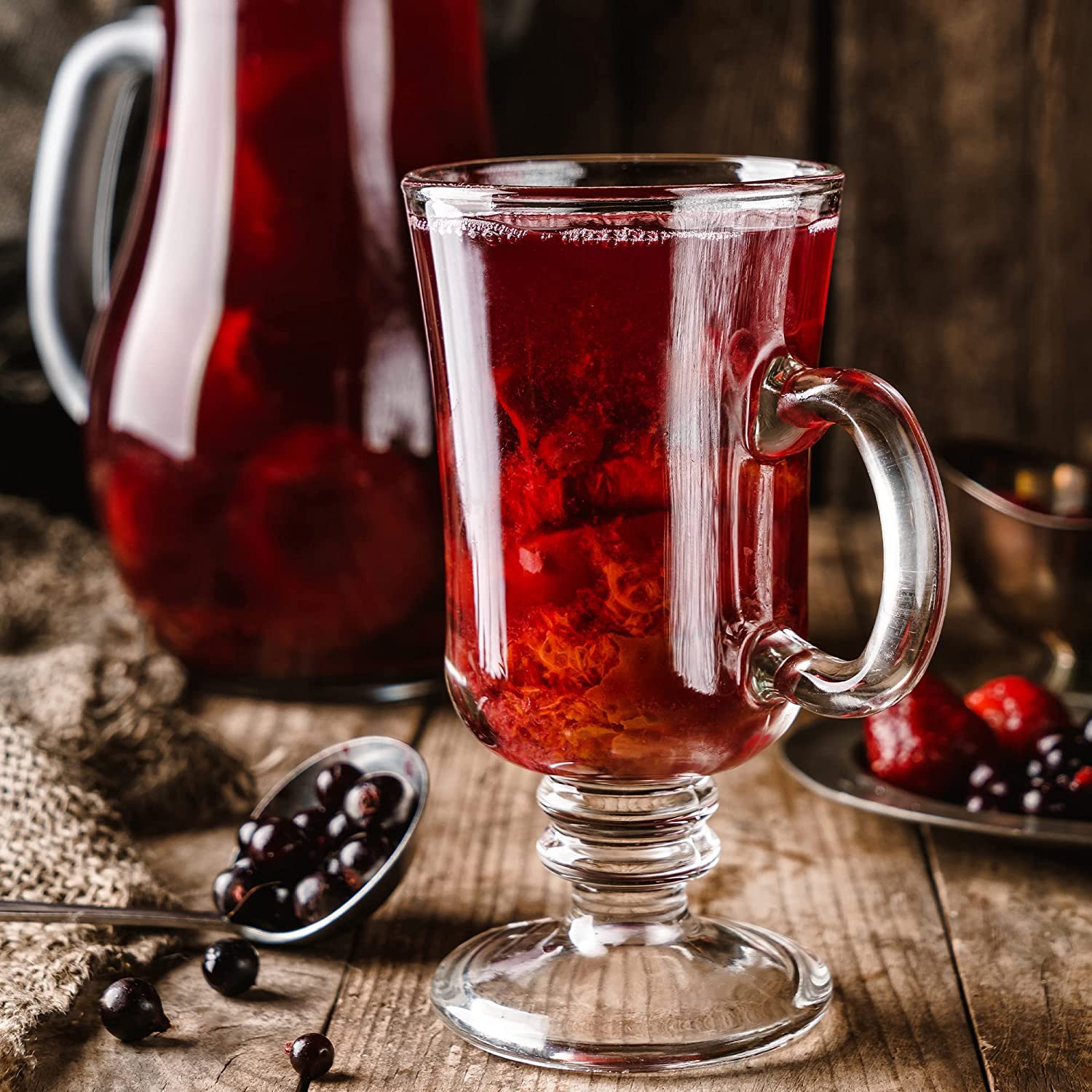 Chalbhai Latte Glass Cup with Handle