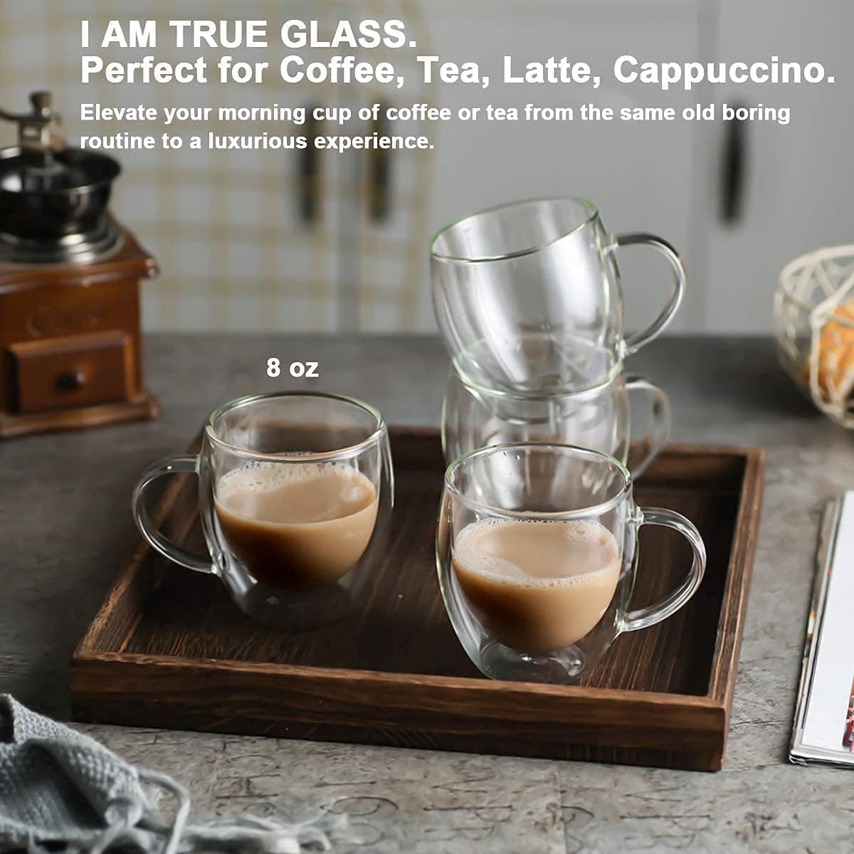 Microwave Safe Double Layer Tea Cup