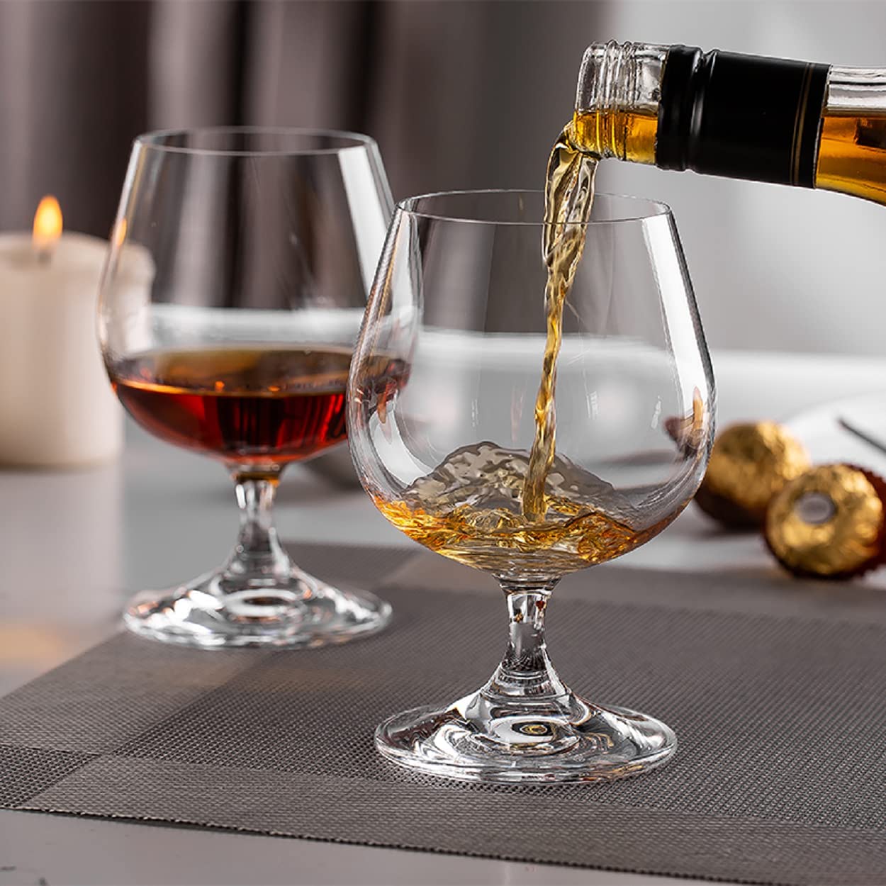 balloon wine glass set