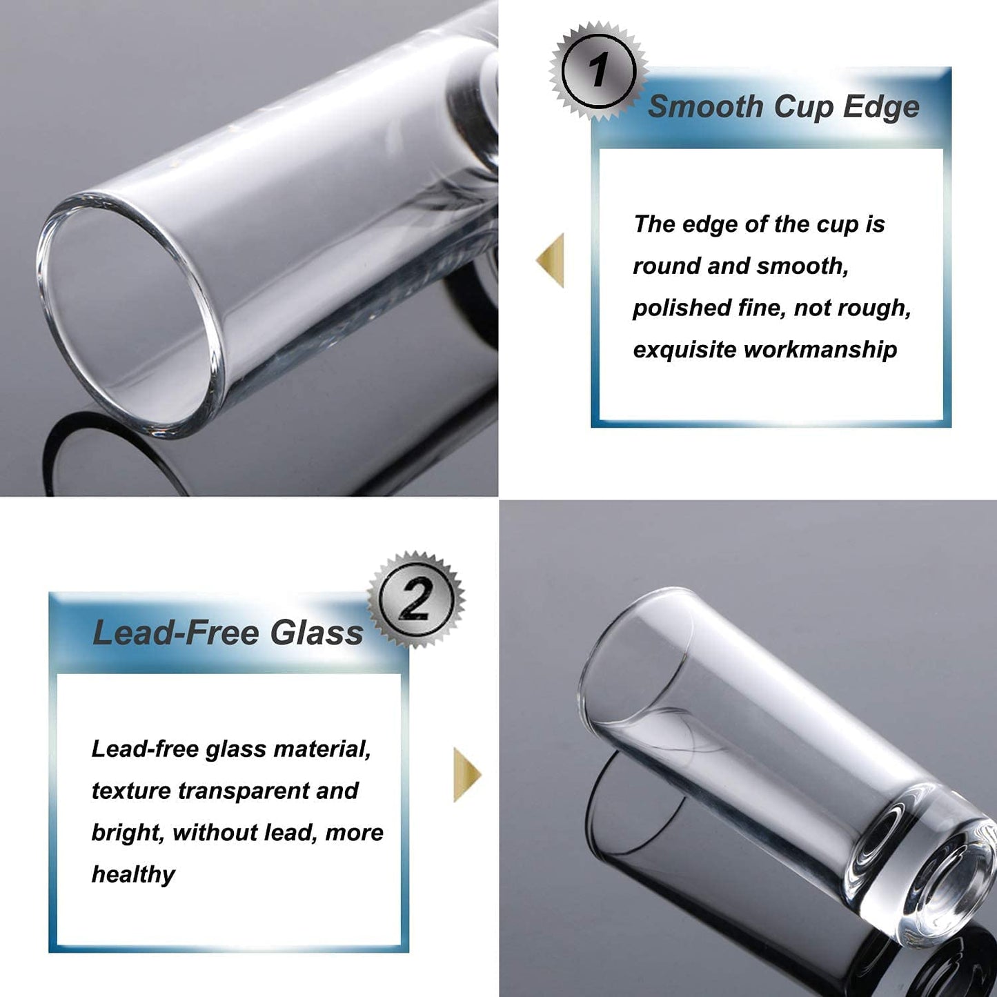 chalbhai tall shot glass set