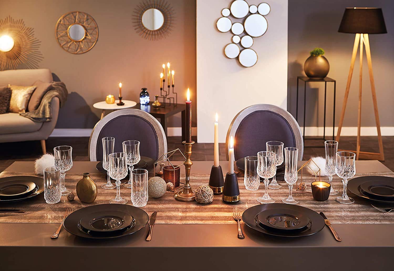 champagne stem glass