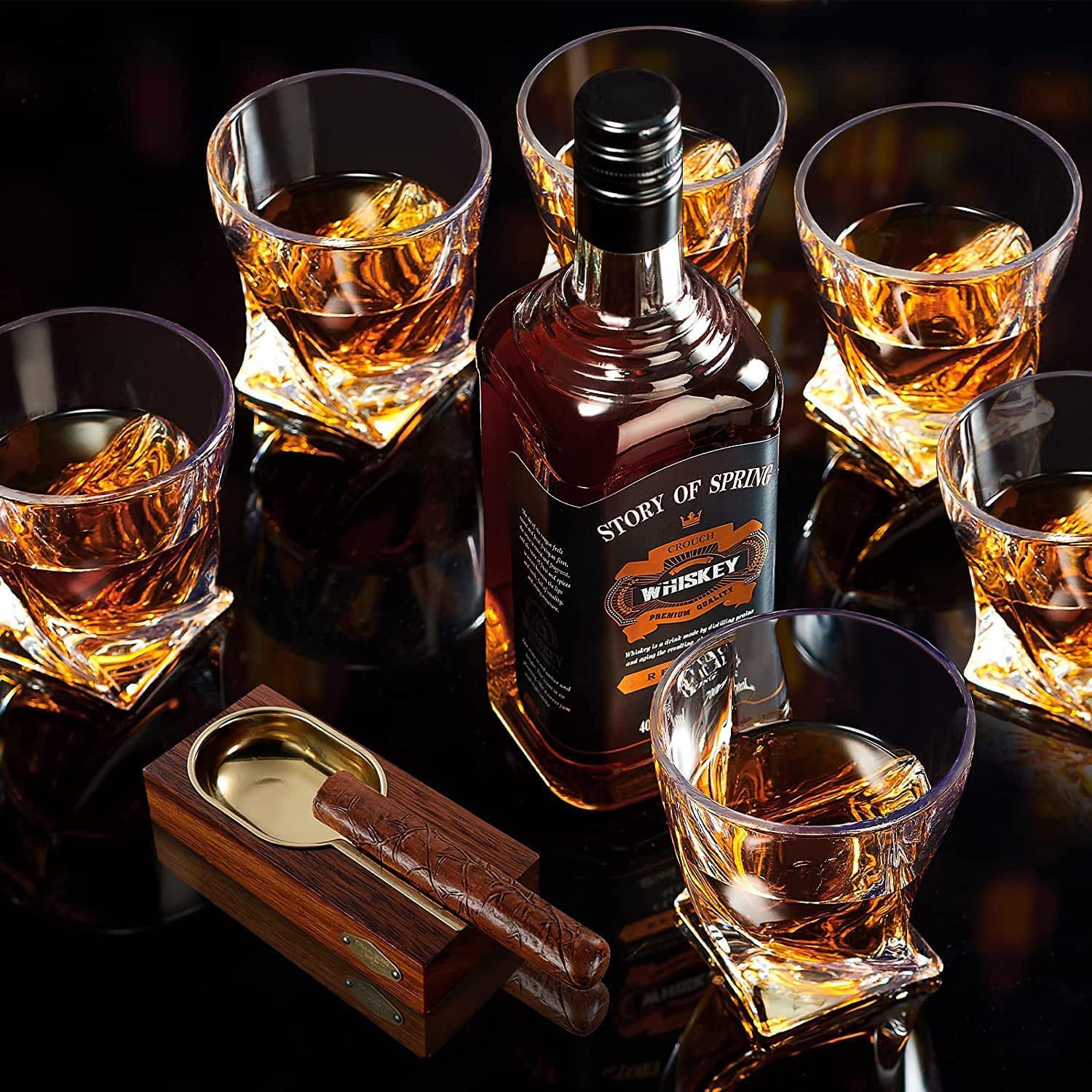 cocktail whiskey tumbler