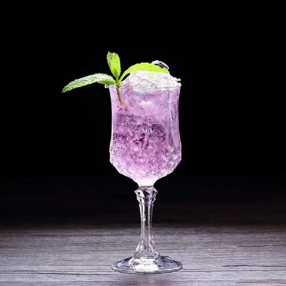 crystal clear cocktail drinking glass