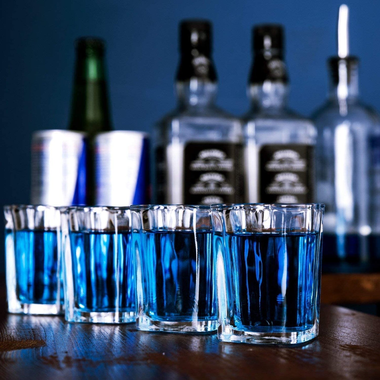 crystal clear square shot glass 60ml