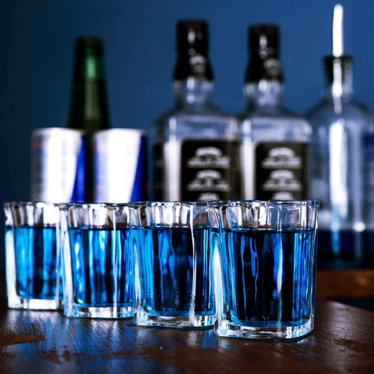 crystal clear square shot glass 60ml