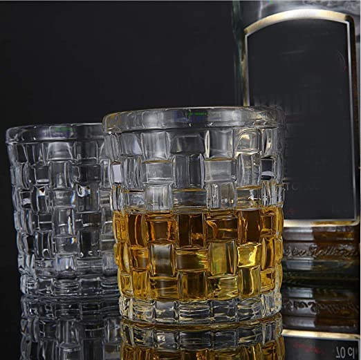 crystal drinking glass
