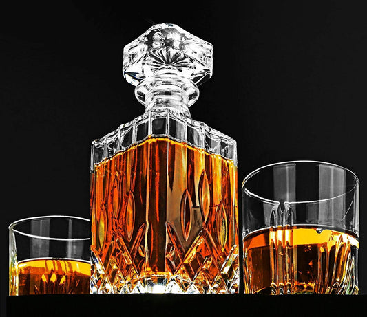 crystal liquor decanter